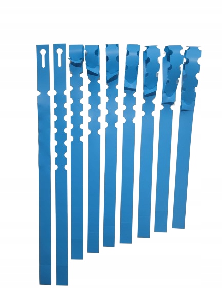 Etykiety pętlowe do opisu roślin NIEBIESKIE DUŻE 400x20mm(20x400)(60-155)100szt
