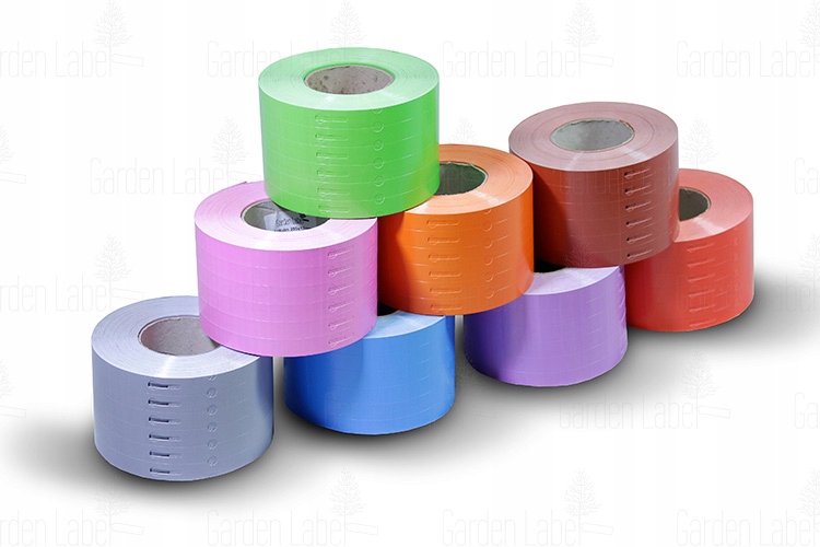 Etykiety ogrodnicze/sadownicze pętlowe CZERWONE 250x25mm(25x250) 2000szt - obrazek 14