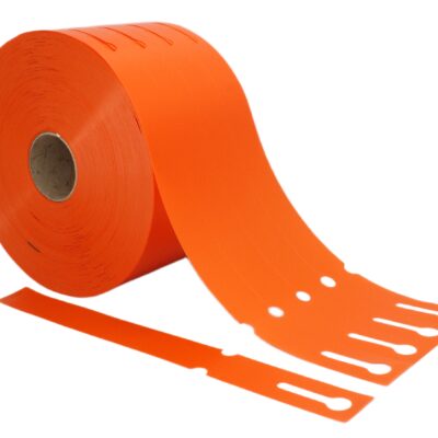 Etykiety ogrodnicze/sadownicze pętlowe POMARAŃCZOWE 250x25mm(25x250) 5000szt