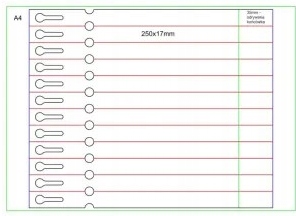 Etykiety ogrodnicze/sadownicze pętlowe BIAŁE 400x20mm(20x400)(60-155) 100szt - obrazek 15