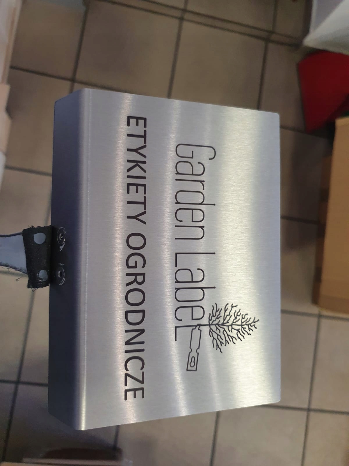 Tabliczka ogrodowa wtykana, nierdzewna, DUŻA, 10szt, 155x105x450 Producent - obrazek 5