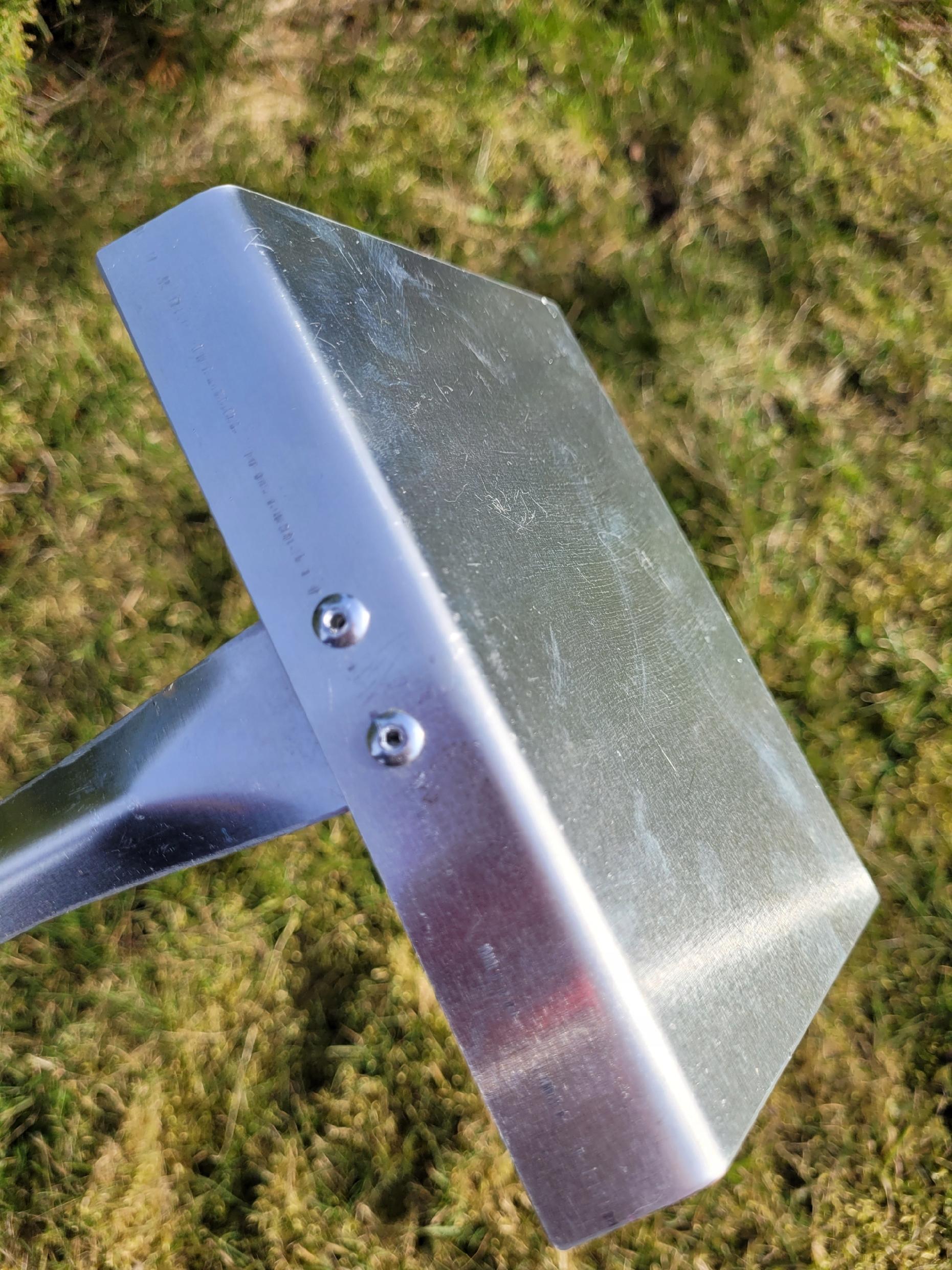 Tabliczka ogrodowa wtykana, 105x80x370 mm, DUŻA, Aluminium zestaw 10 sztuk - obrazek 3