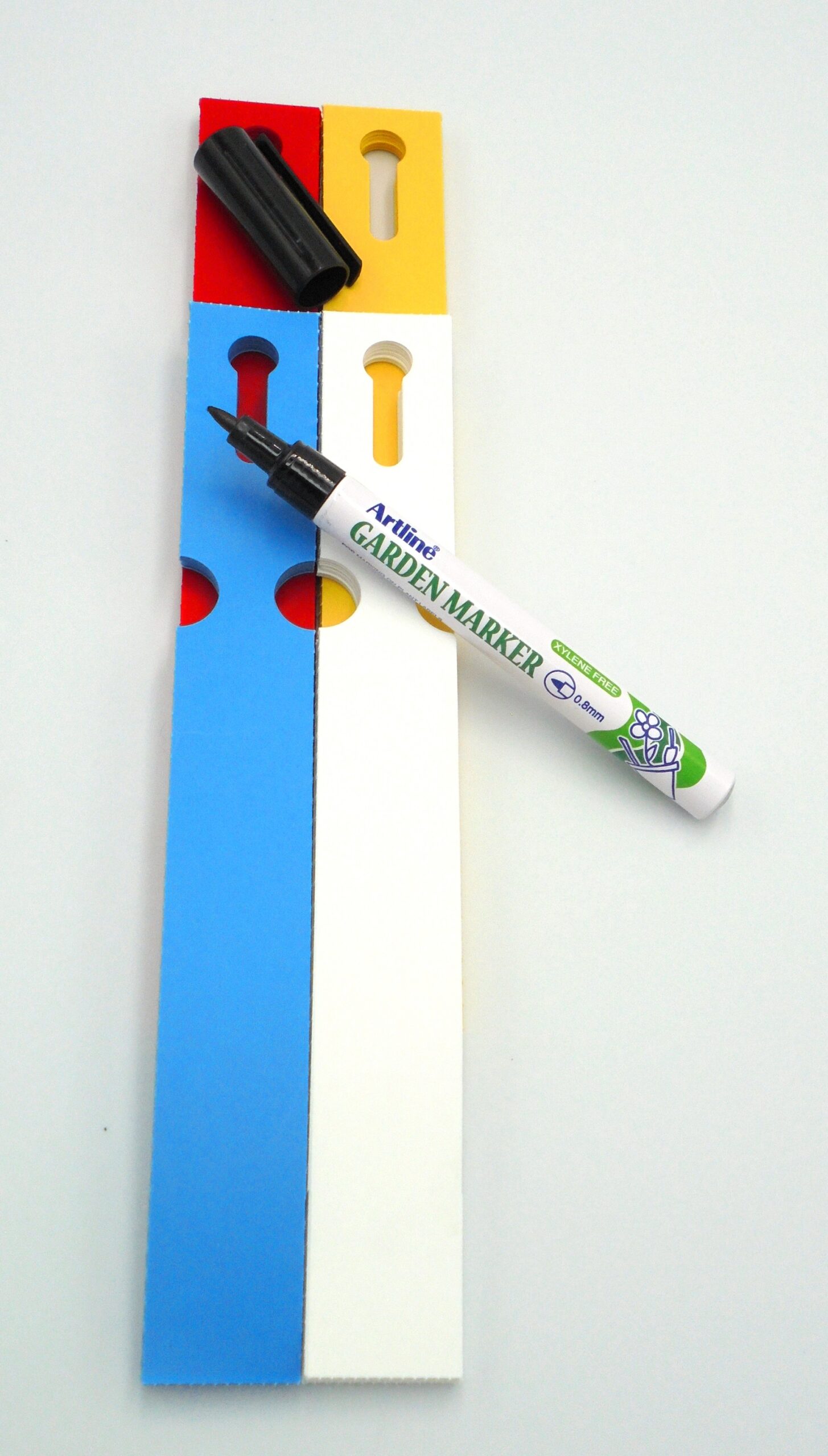 MARKER + Etykiety 4 KOLORY pętlowe do opisu roślin 200x25mm(25x200) 400szt - obrazek 12
