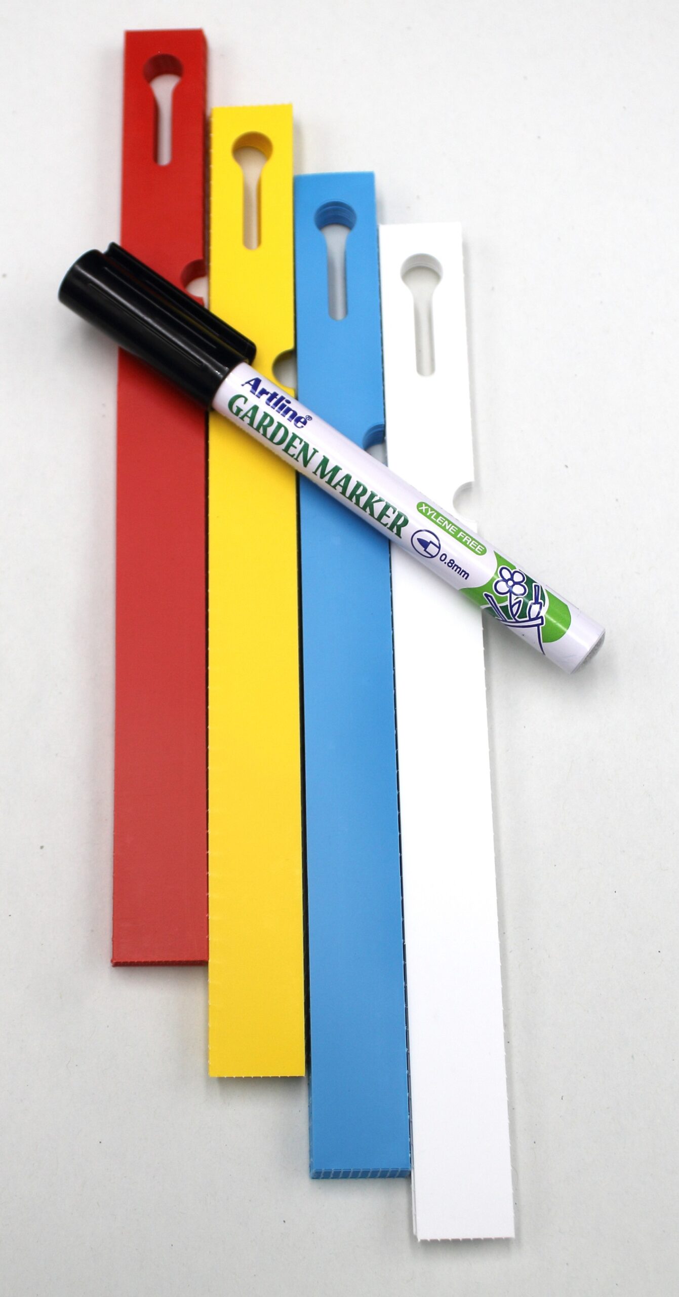 MARKER + Etykiety 4 KOLORY pętlowe do opisu roślin 200x17mm(17x200) 400szt - obrazek 12