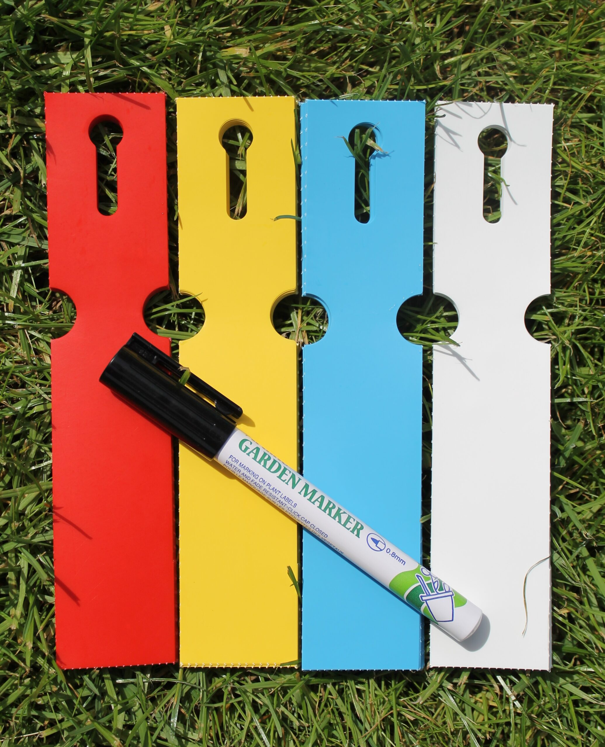 MARKER + Etykiety 4 KOLORY pętlowe do opisu roślin 163x33mm(33x163) 400szt - obrazek 12
