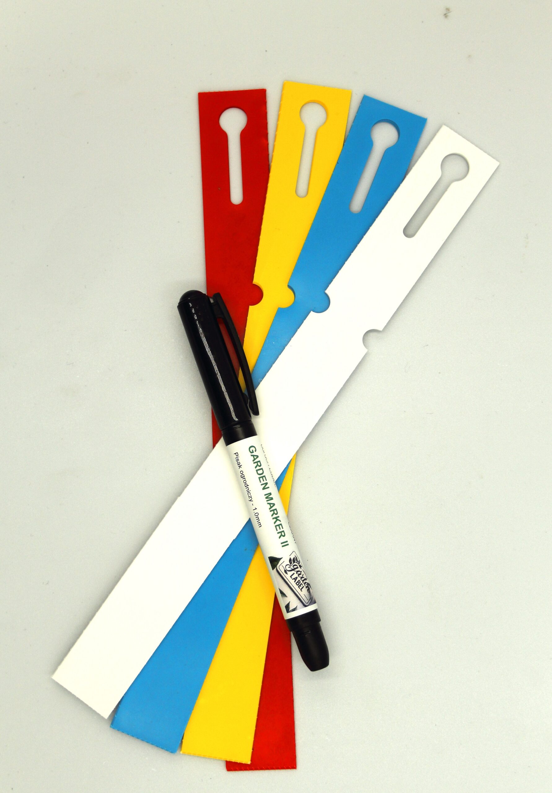 MARKER II+Etykiety 4 KOL. pętlowe do opisu roślin 250x25mm(25x250) 400szt - obrazek 2