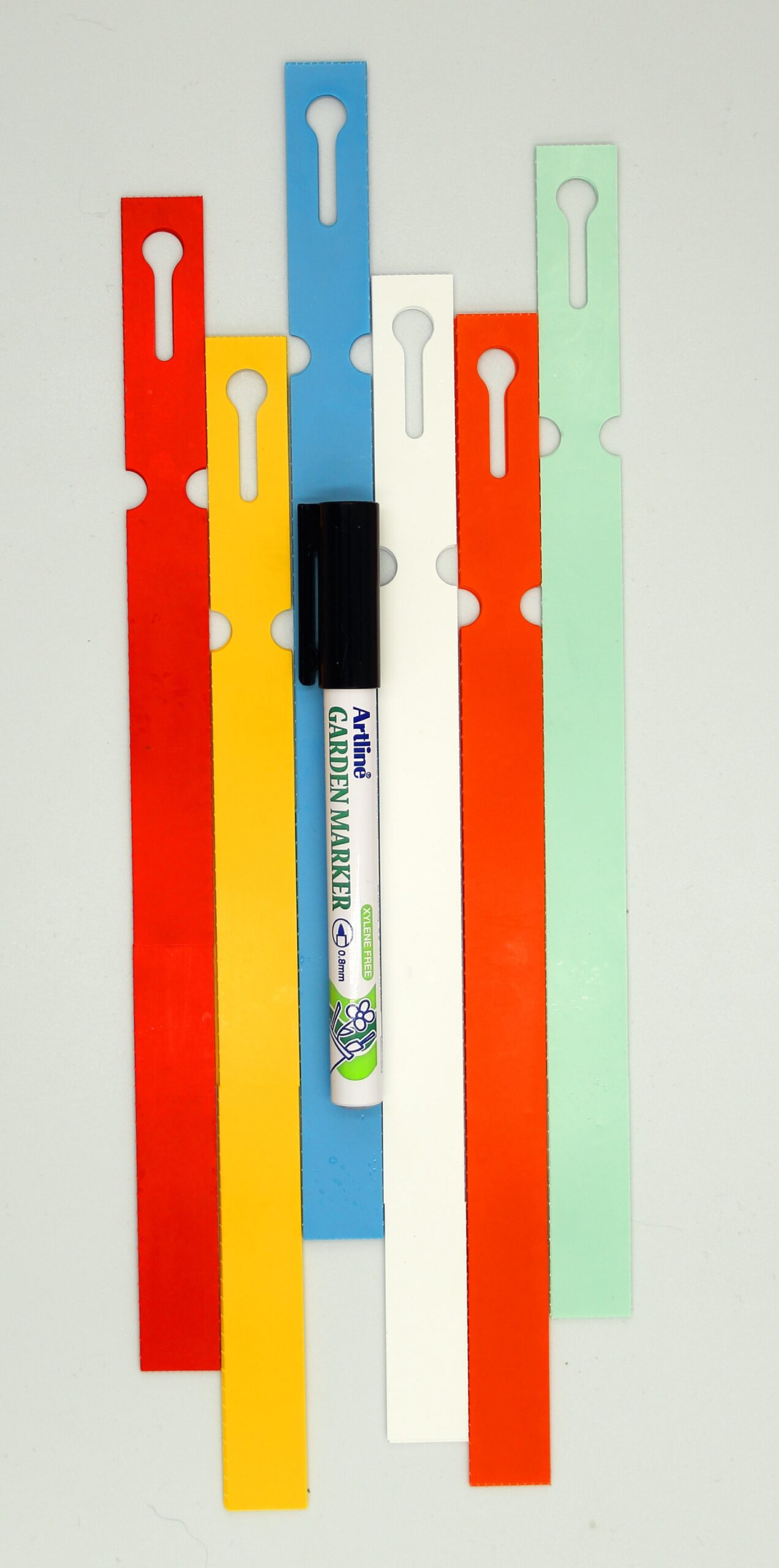 MARKER + Etykiety 6 KOL. pętlowe do opisu roślin 250x17mm(17x250) 600szt - obrazek 8