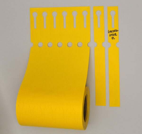Etykiety ogrodnicze/sadownicze pętlowe ŻÓŁTE 200mmx17mm(17x200) 480szt - obrazek 4