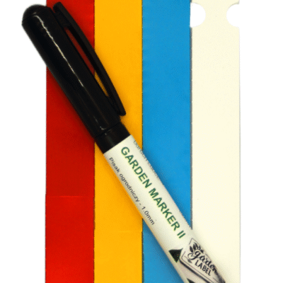 MARKER II+Etykiety 4 KOL. pętlowe do opisu roślin 250x17mm(17x250) 400szt