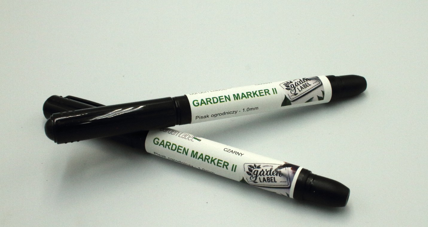 Marker ogrodniczy (mazak, pisak) permanentny, odporny Garden Marker II Czarny 10szt - obrazek 12