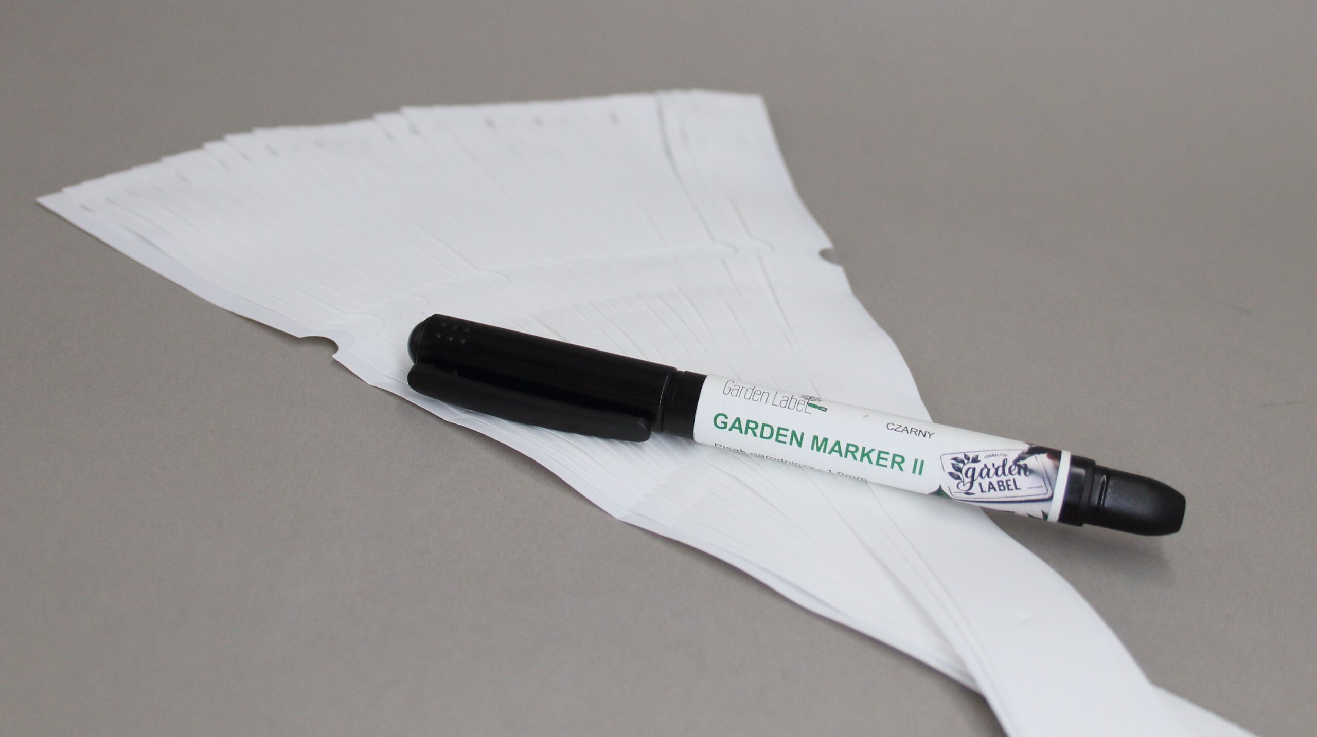 MARKER II + Etykiety pętlowe do opisu roślin BIAŁE 327x20mm(20x327)(60-155)100szt - obrazek 15