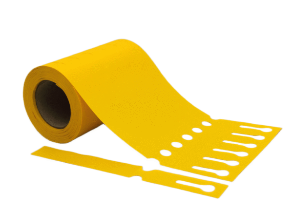 Etykiety ogrodnicze/sadownicze pętlowe ŻÓŁTE 200mmx17mm(17x200) 480szt