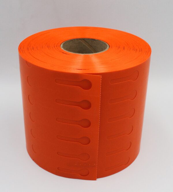 Etykiety ogrodnicze/sadownicze pętlowe POMARAŃCZOWE 200x17mm(17x200) 2000szt - obrazek 7