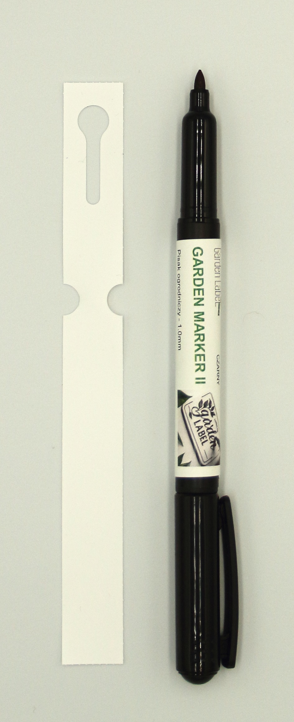 MARKER II +Etykiety pętlowe do opisu roślin BIAŁE 160x17mm(17x160) 100szt - obrazek 11