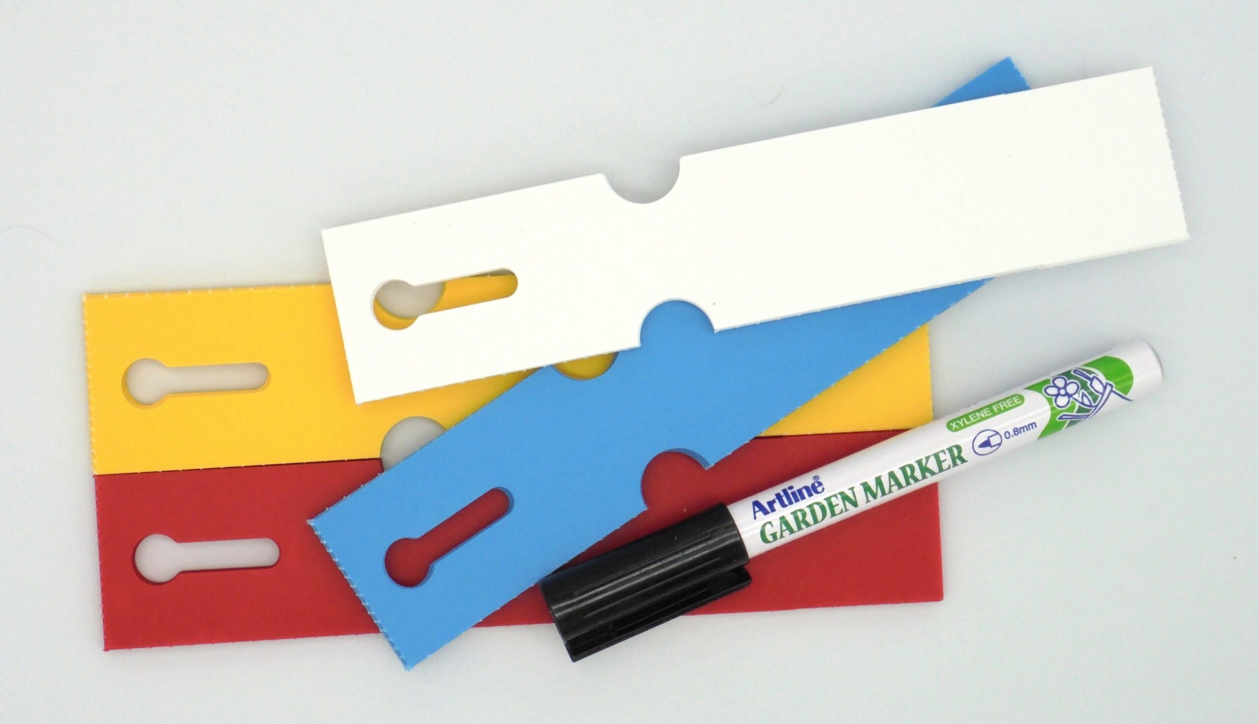 MARKER + Etykiety 4 KOLORY pętlowe do opisu roślin 163x33mm(33x163) 400szt - obrazek 2