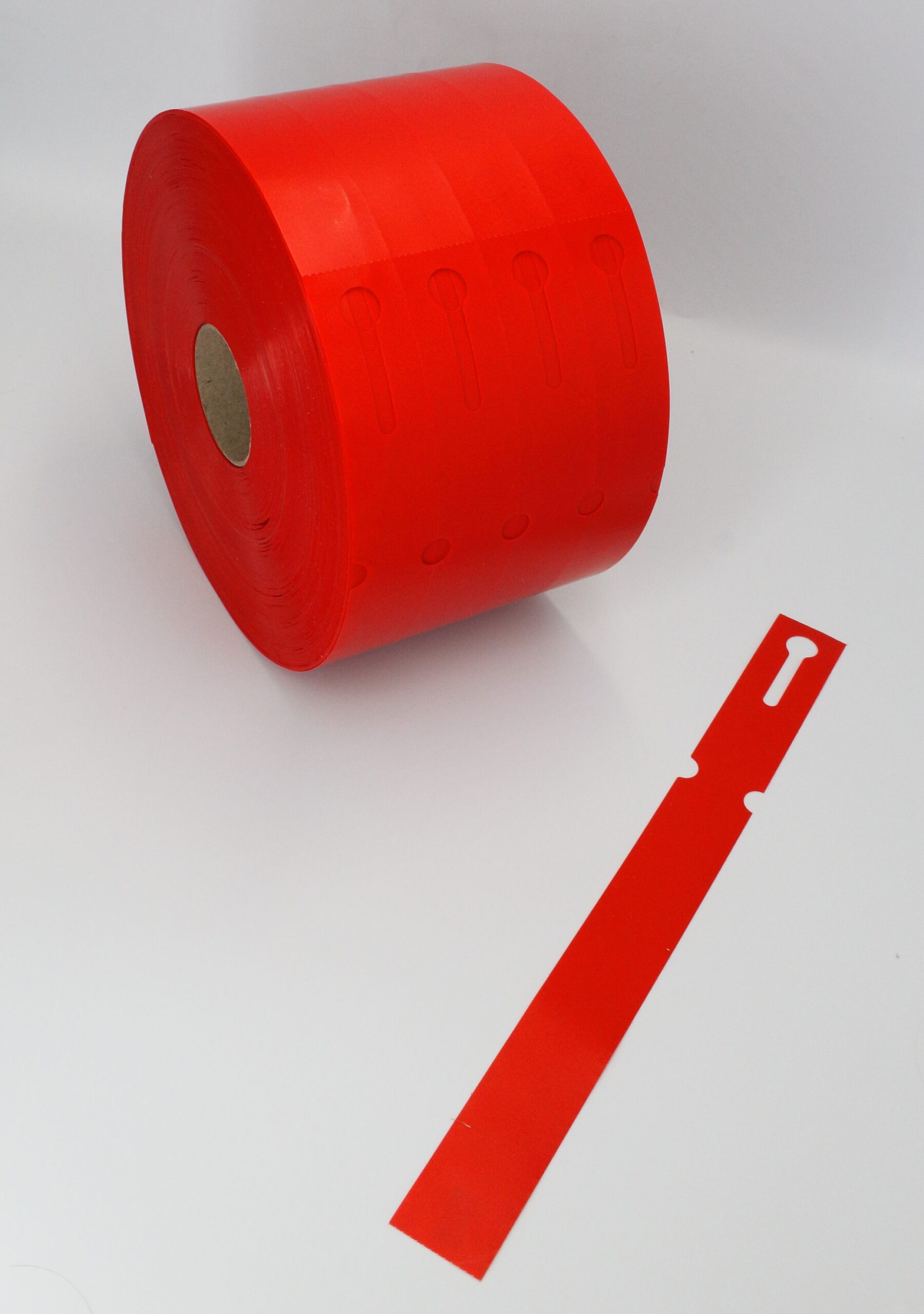 Etykiety ogrodnicze/sadownicze pętlowe CZERWONE 250x25mm(25x250) 3750szt - obrazek 8