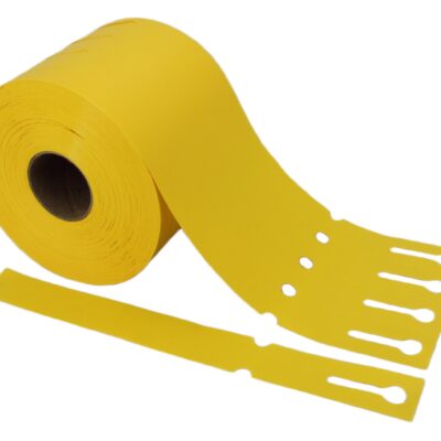 Etykiety ogrodnicze/sadownicze pętlowe Żółte 250x25mm(25x250) 1000szt