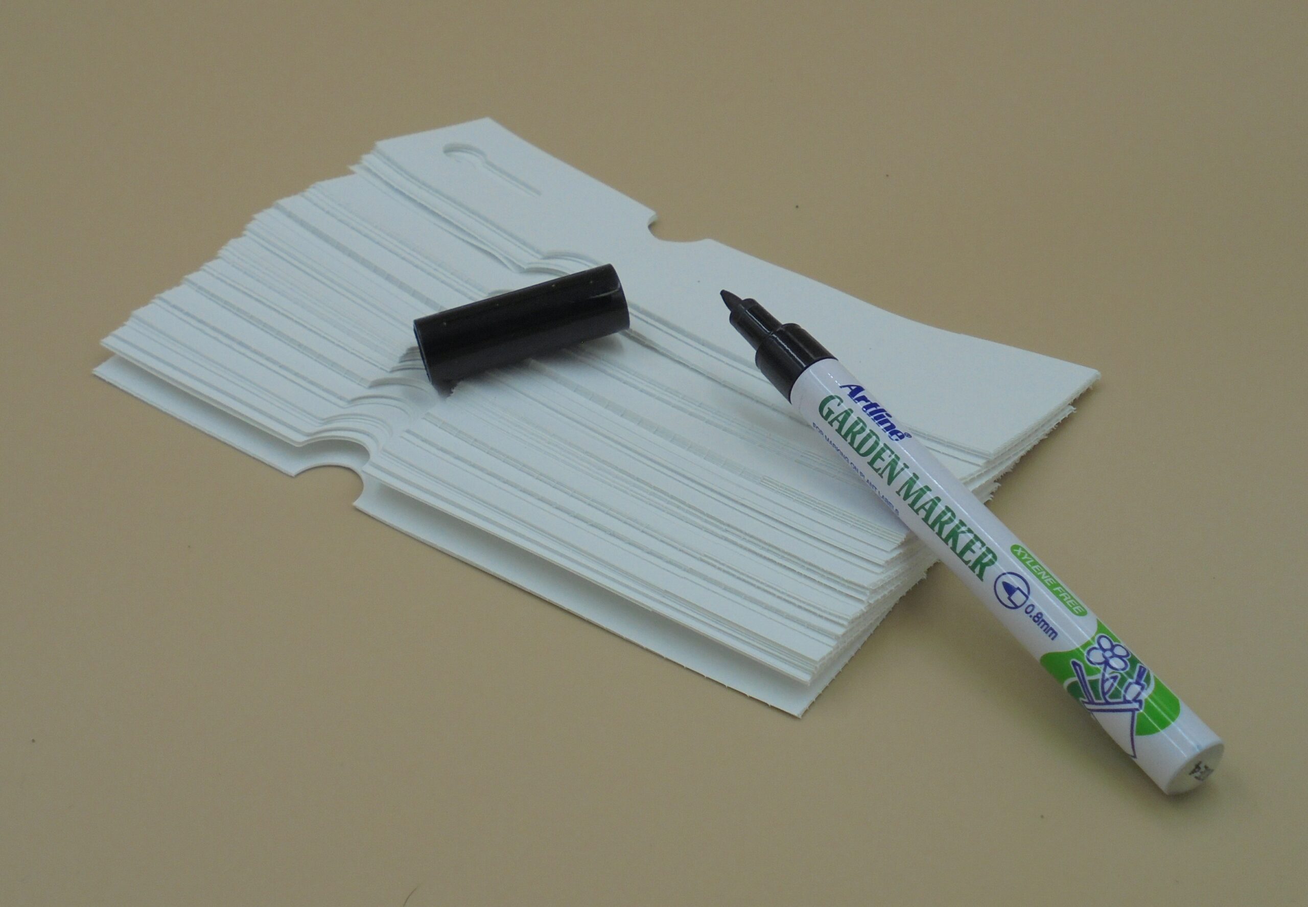 MARKER+Etykiety pętlowe do opisu roślin BIAŁE 163x33mm(33x163) 100 szt - obrazek 15