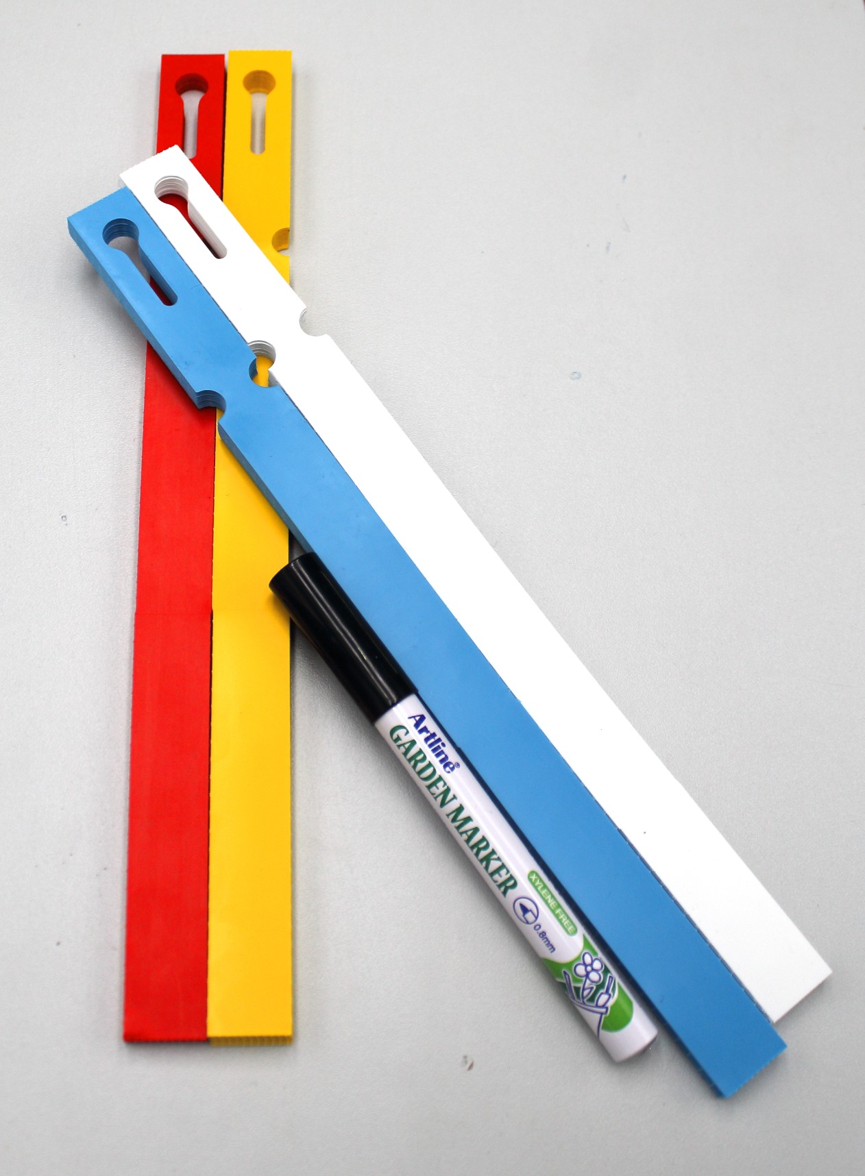 MARKER + Etykiety 4 KOLORY pętlowe do opisu roślin 250x17mm(17x250) 400szt - obrazek 13