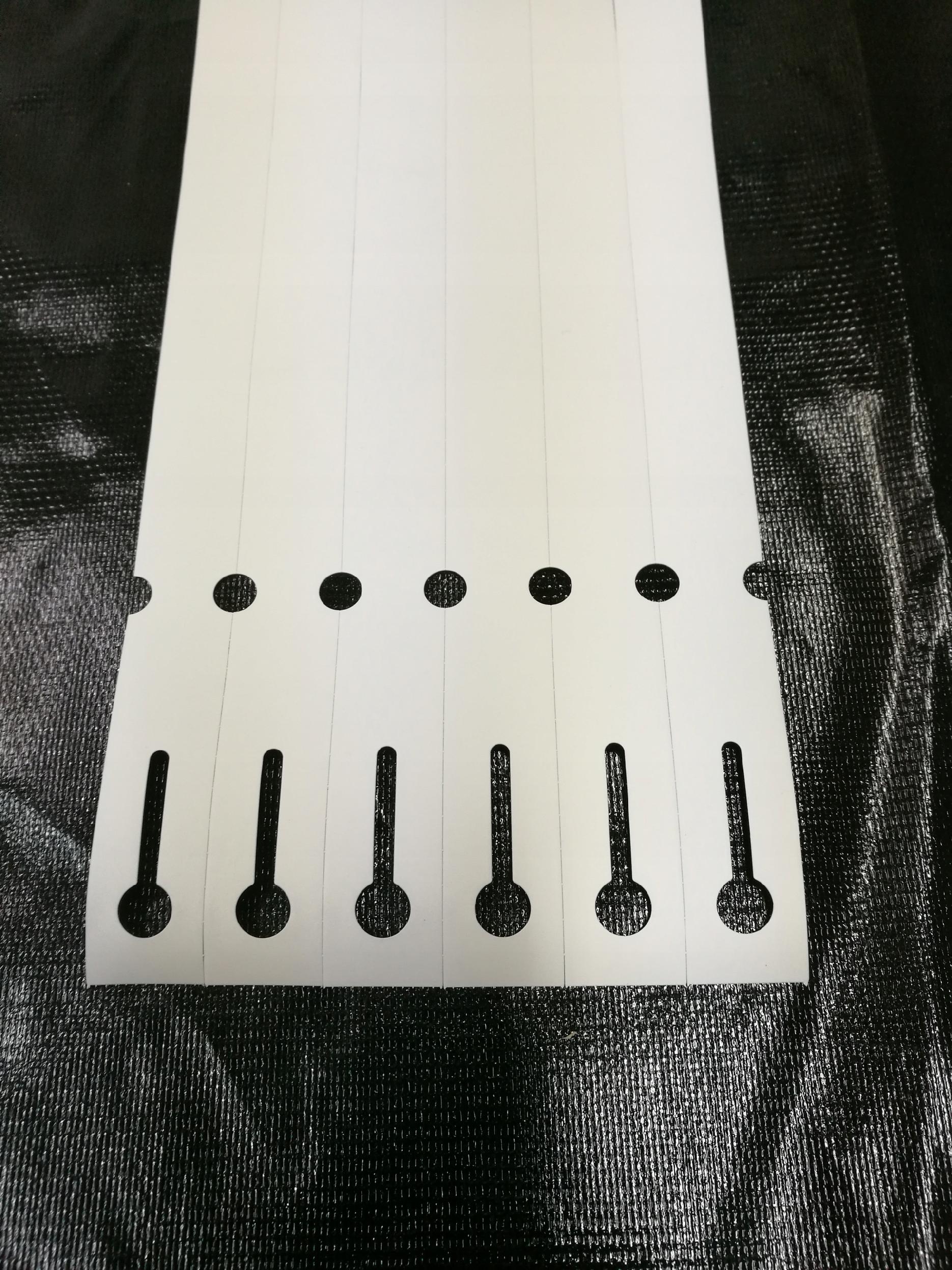 Etykiety ogrodnicze/sadownicze pętlowe CZERWONE 250x25mm(25x250) 2000szt - obrazek 12