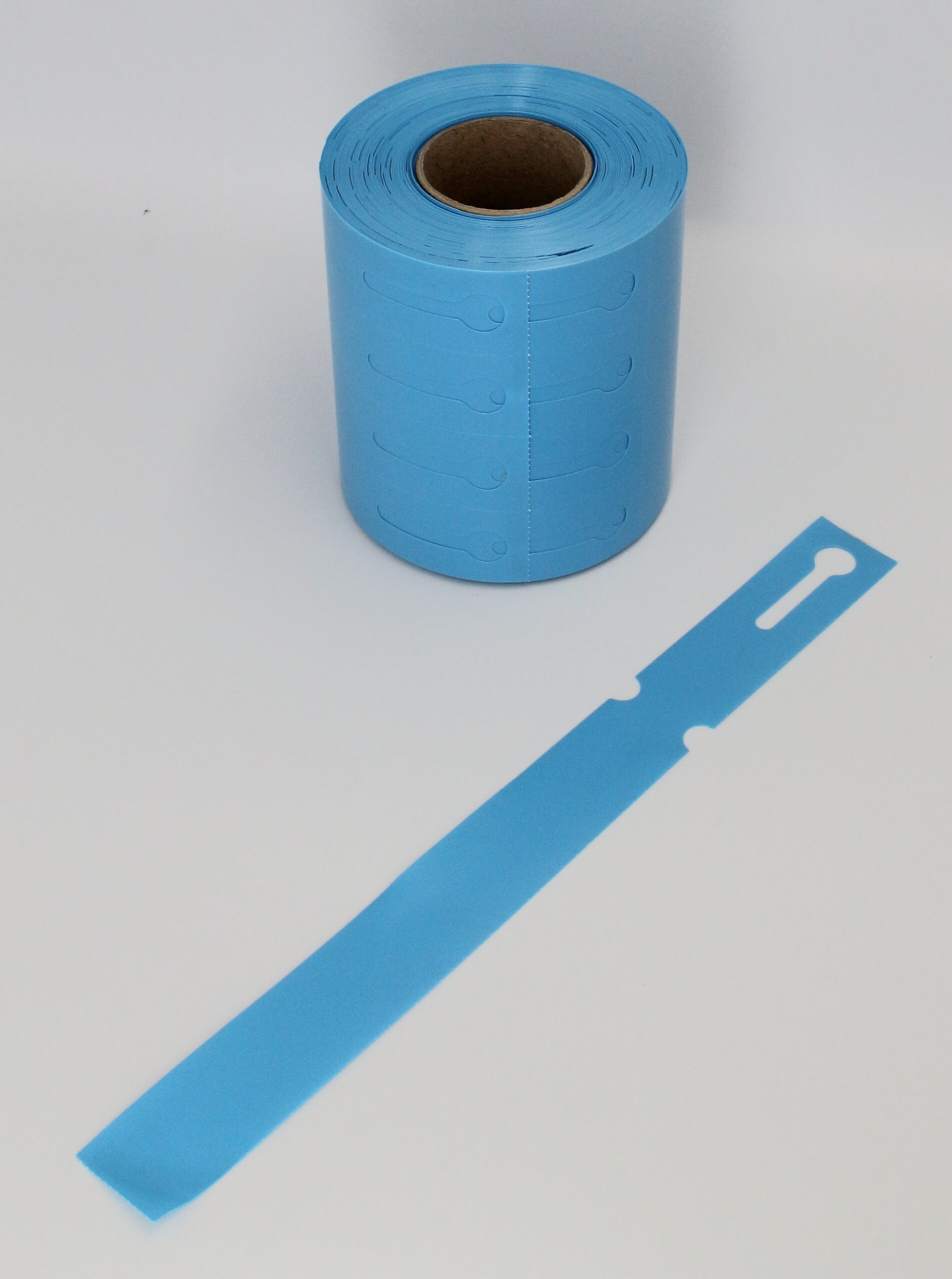Etykiety ogrodnicze/sadownicze pętlowe NIEBIESKIE 250mmx25mm(25x250) 500szt - obrazek 2
