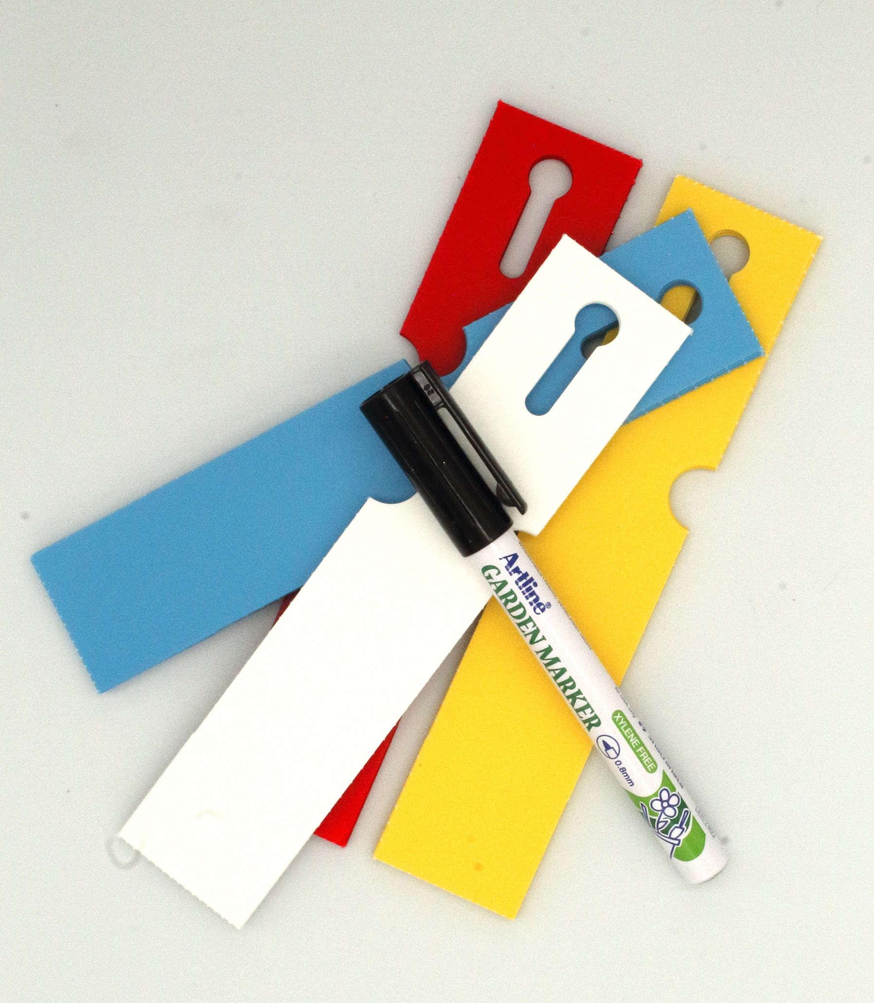 MARKER + Etykiety 4 KOLORY pętlowe do opisu roślin 163x33mm(33x163) 400szt - obrazek 15