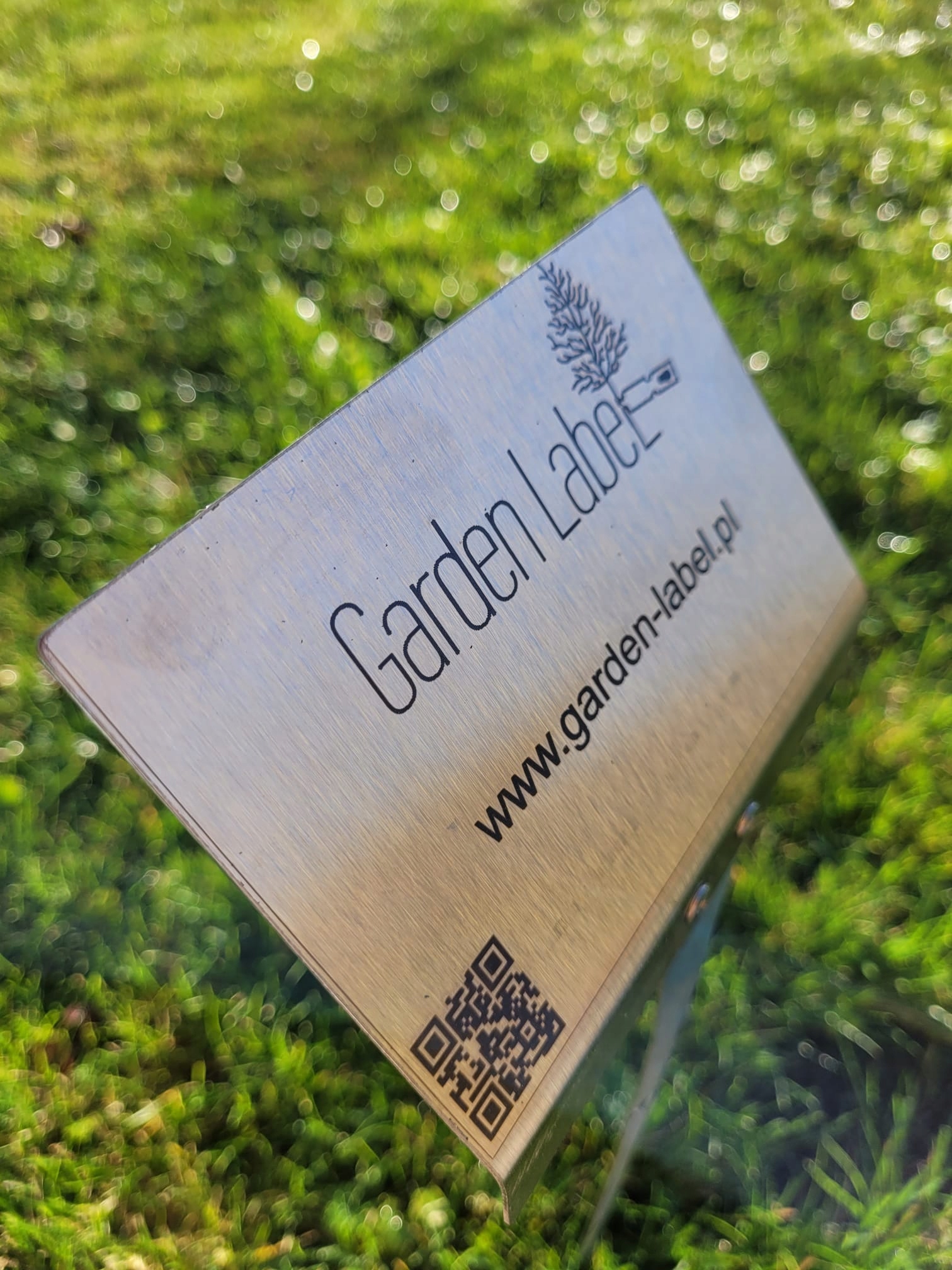Tabliczka ogrodowa wtykana, nierdzewna, 10 sztuk 105x80x370 Producent - obrazek 6