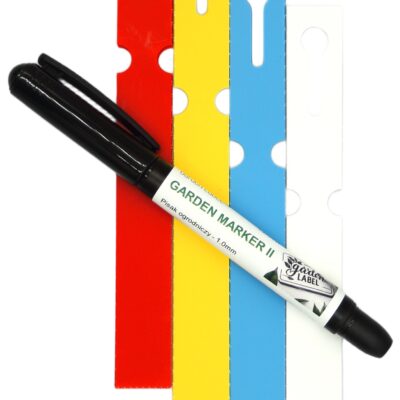 MARKER II +Etykiety 4 KOL.pętlowe do opisu roślin 160x17mm(17x160) 400szt