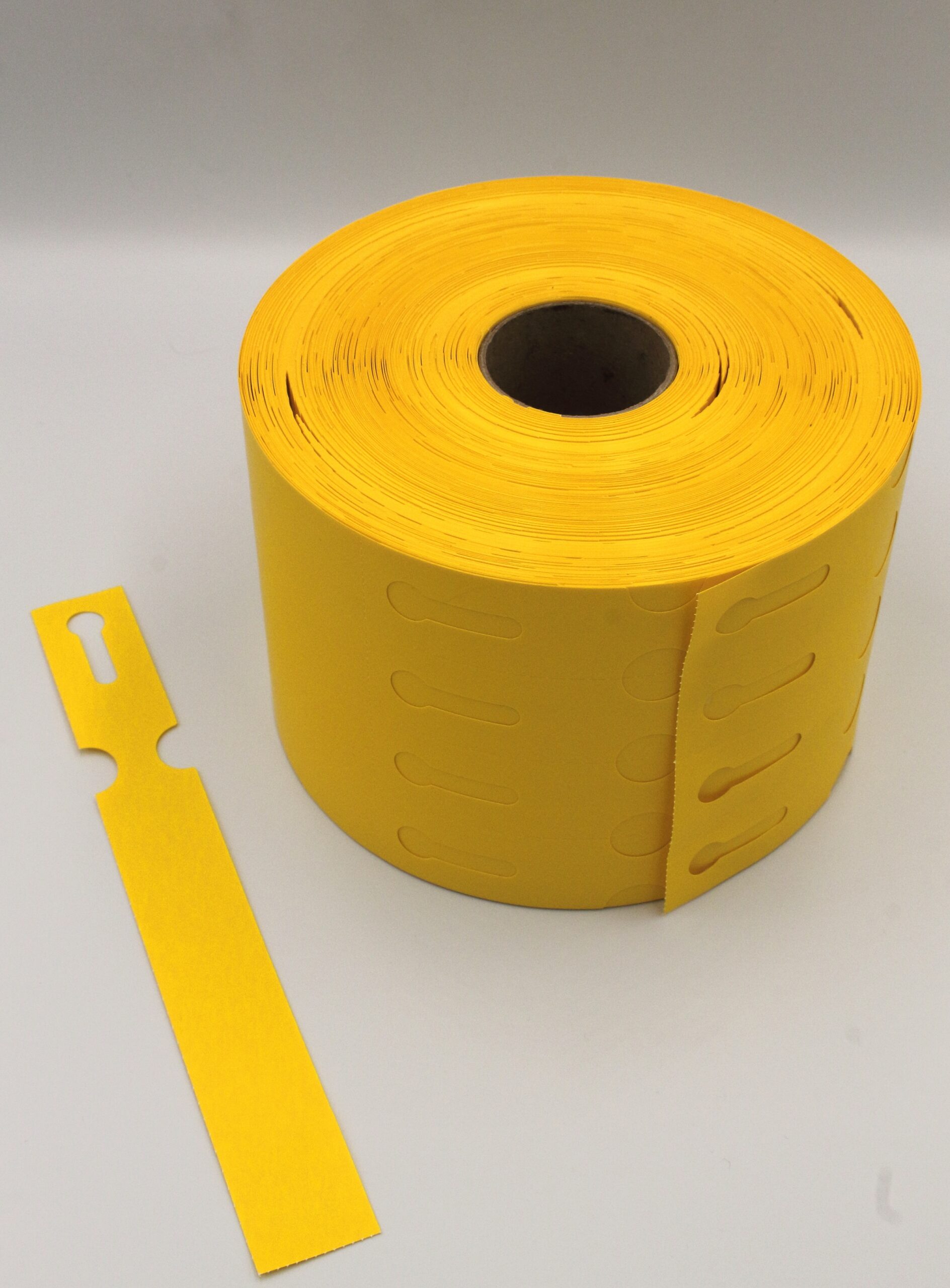 Etykiety ogrodnicze/sadownicze pętlowe ŻÓŁTE 200x25mm(25x200) 2000szt - obrazek 5